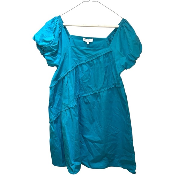 Taylor Tillman Shift Dress Aqua in Size Medium - Picture 2 of 3